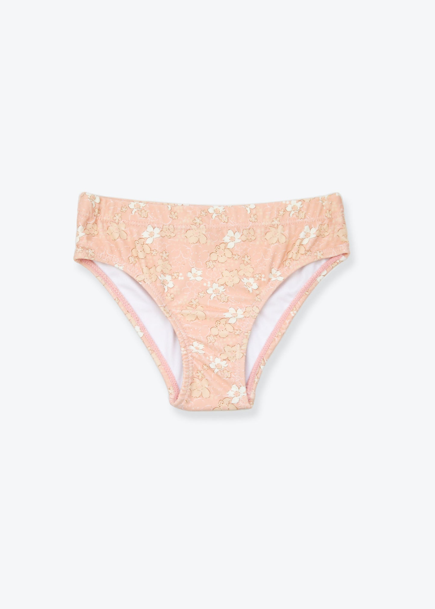 Girls swim bottom Evangelina Tuscany print – front view