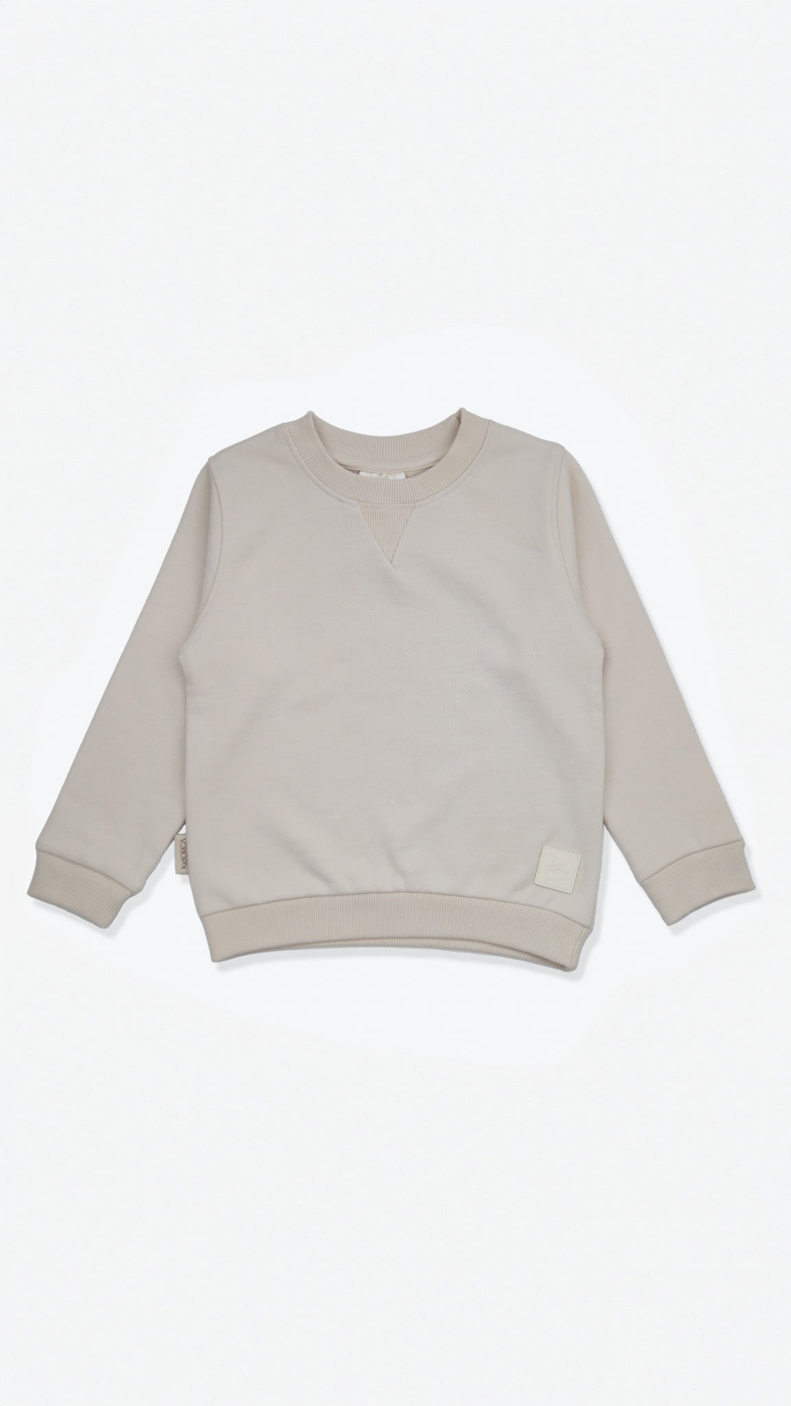 Organic french terry kids sweatshirt - front view