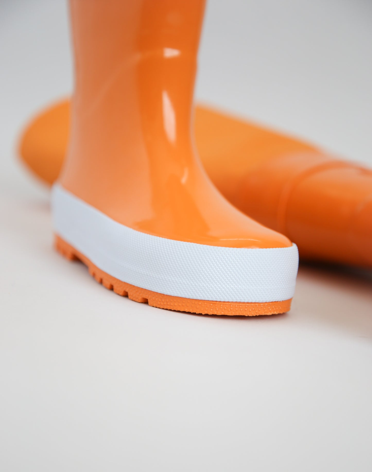 Close-up of waterproof rubber and non-slip sole – cheddar rain boots waders