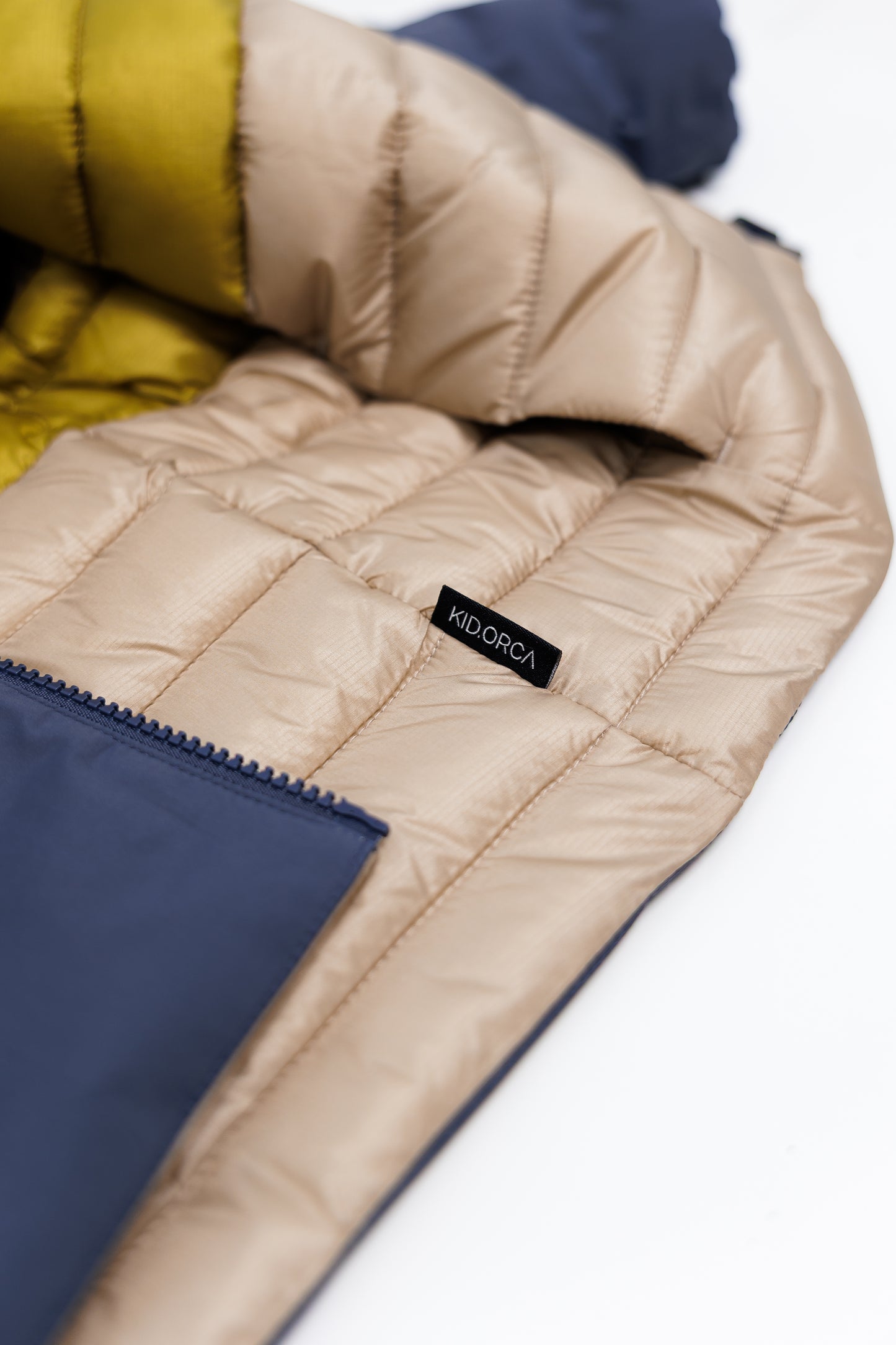 Kids Puffer Jacket - Porteau Reversible Waterproof - Fall/Winter - Ombre Blue