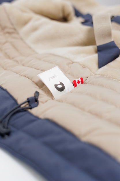 Kids Winter Jacket - Cypress Waterproof Fleece Padded - Ombre Blue