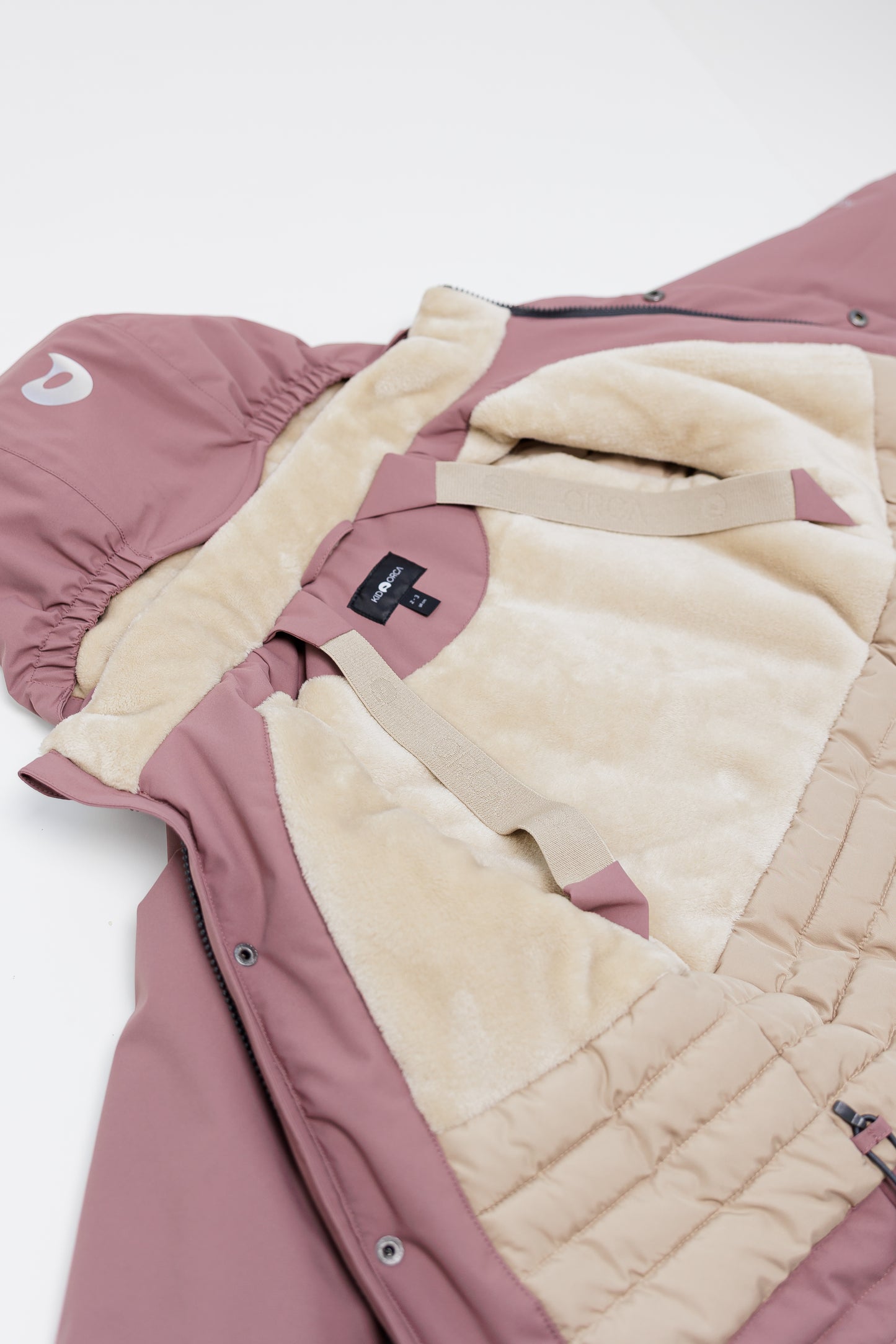 Kids Winter Jacket - Cypress Waterproof Fleece Padded - Rose Taupe