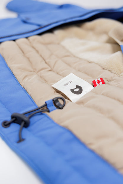 Kids Winter Jacket - Cypress Waterproof Fleece Padded - Dutch Blue