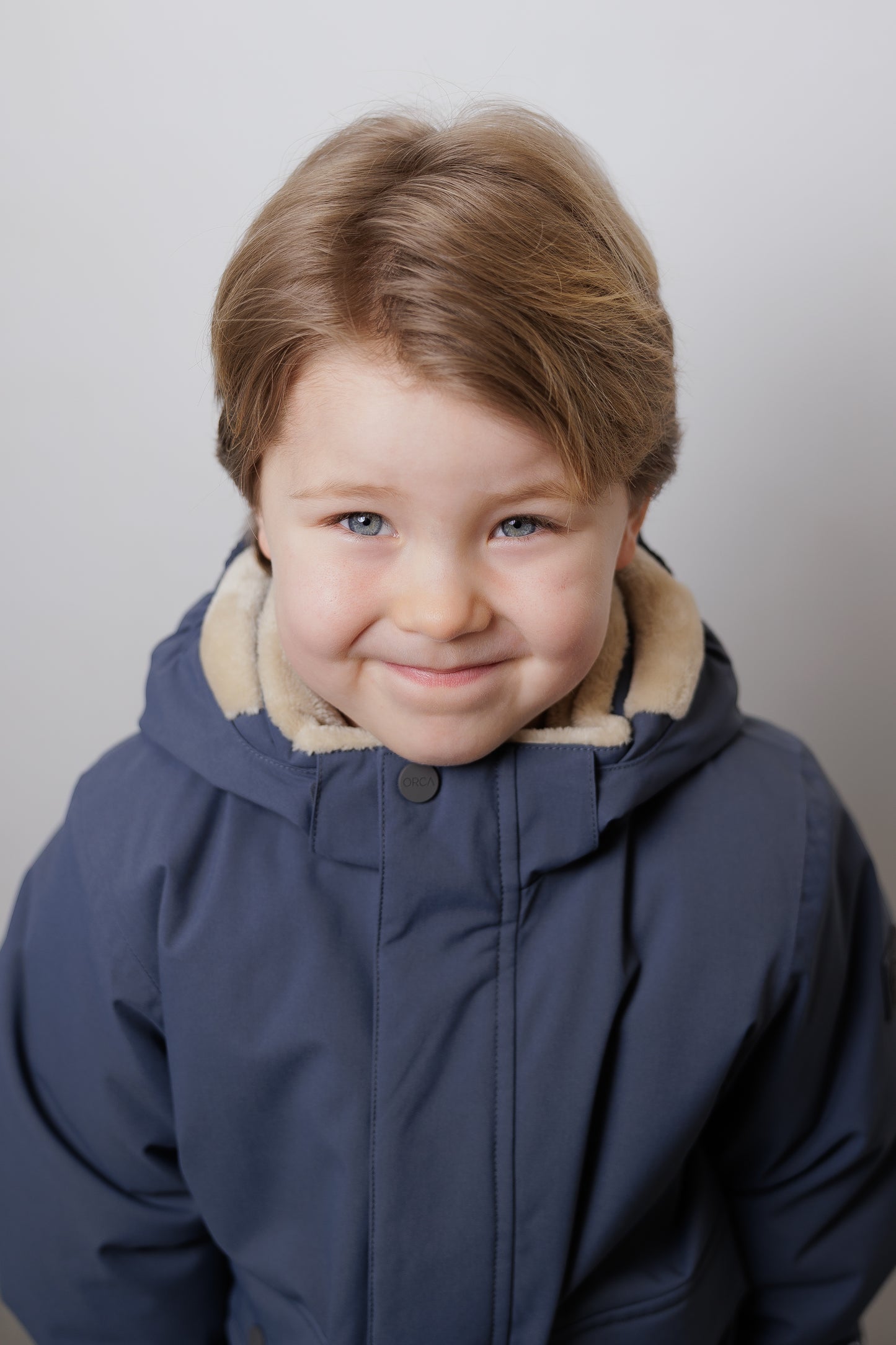 Kids Winter Jacket - Cypress Waterproof Fleece Padded - Ombre Blue
