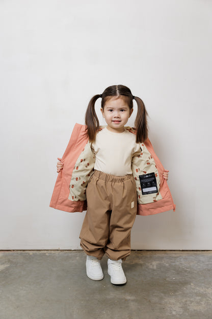 TOFINO Jacket Waterproof Packable Technical - Spring/Summer - Cameo / Cherry