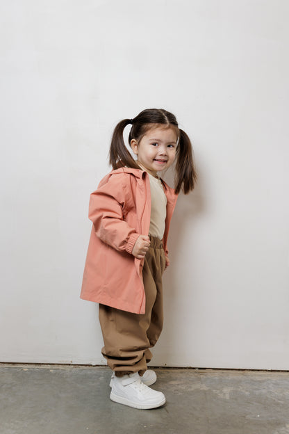 TOFINO Jacket Waterproof Packable Technical - Spring/Summer - Cameo / Cherry