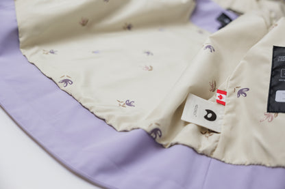TOFINO Jacket Waterproof Packable Technical - Spring/Summer - Lilac / Floral