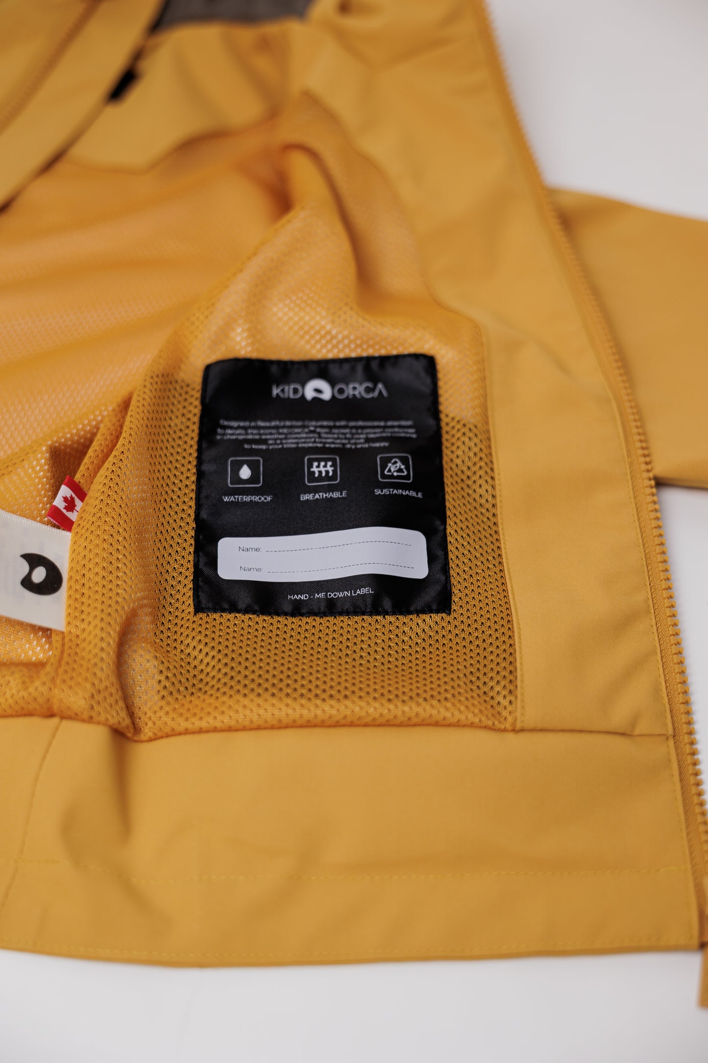 TOFINO Jacket Waterproof Packable Technical - Spring/Summer - Spruce Yellow
