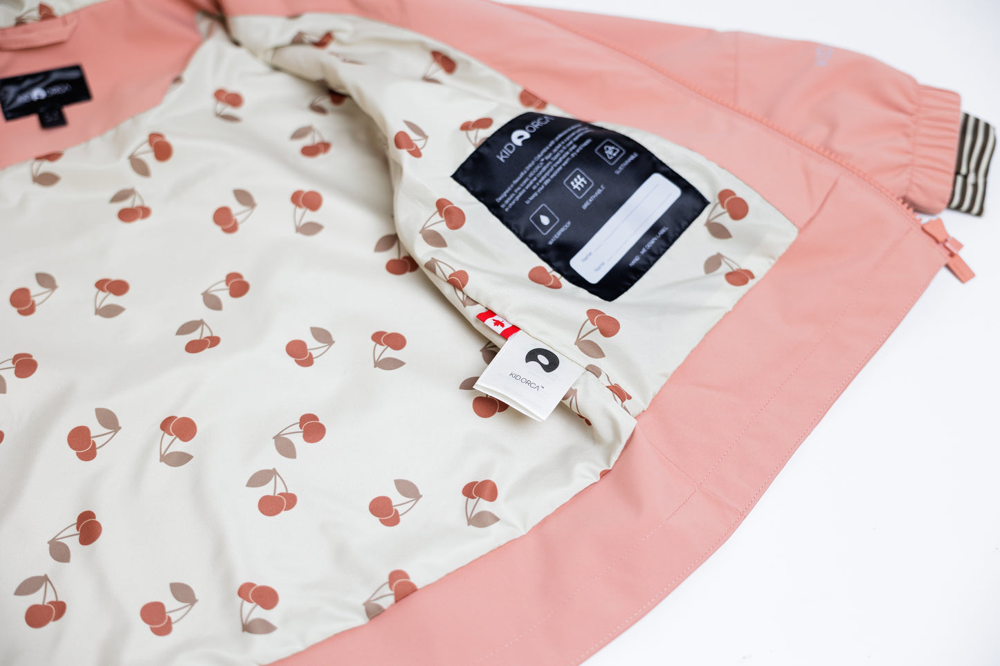 TOFINO Jacket Waterproof Packable Technical - Spring/Summer - Cameo / Cherry