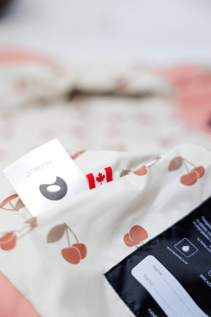 TOFINO Jacket Waterproof Packable Technical - Spring/Summer - Cameo / Cherry