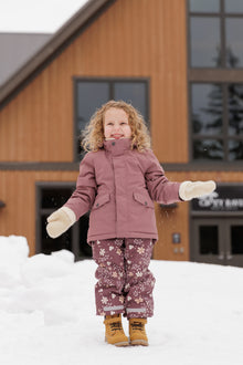 Kids Winter Jacket - Cypress Waterproof Fleece Padded - Rose Taupe
