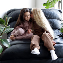 Kids Sweatpants - Brushed Organic Terry Cotton  – Mocha