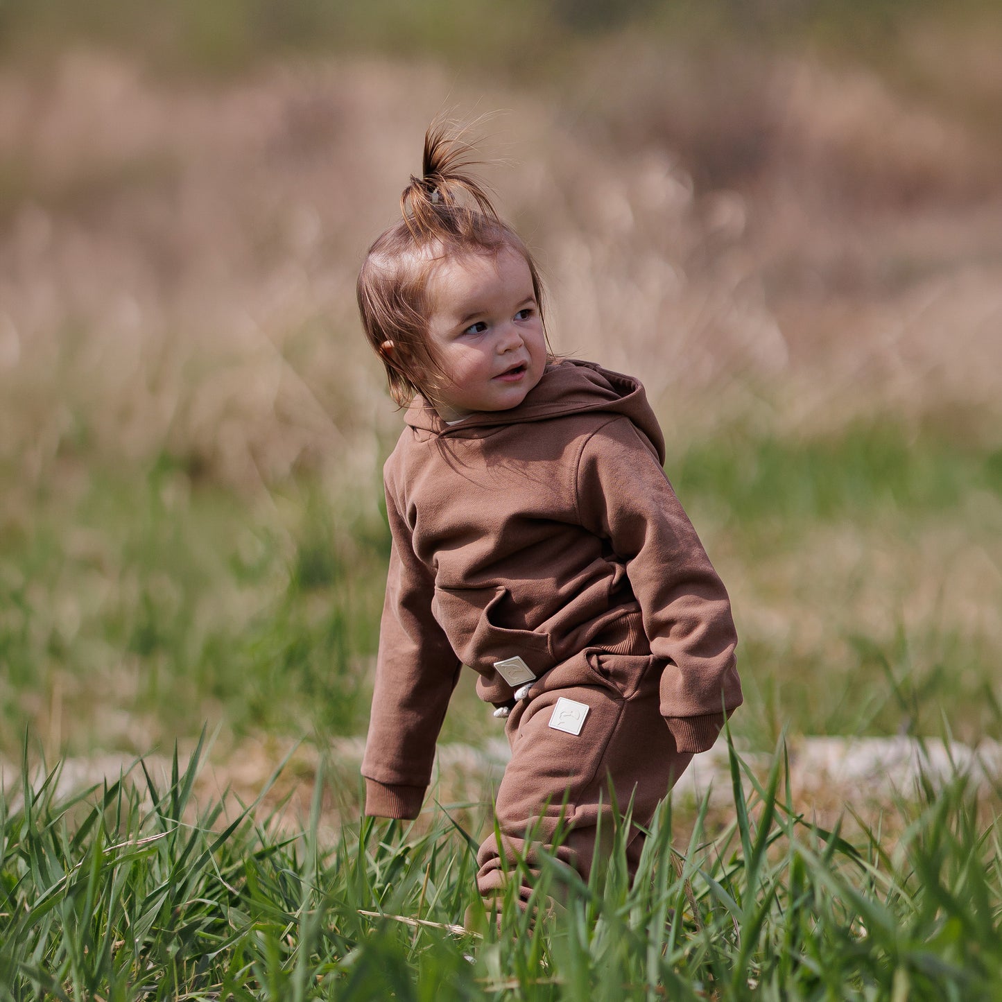 Kids Hoodie - Organic Brushed Terry Cotton – Mocha