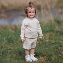 Kids Sweatshirt- Organic French Terry Cotton – Oat