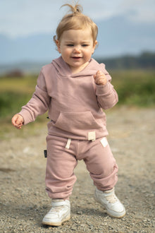 Kids Hoodie - Organic French Terry Cotton – Mauve
