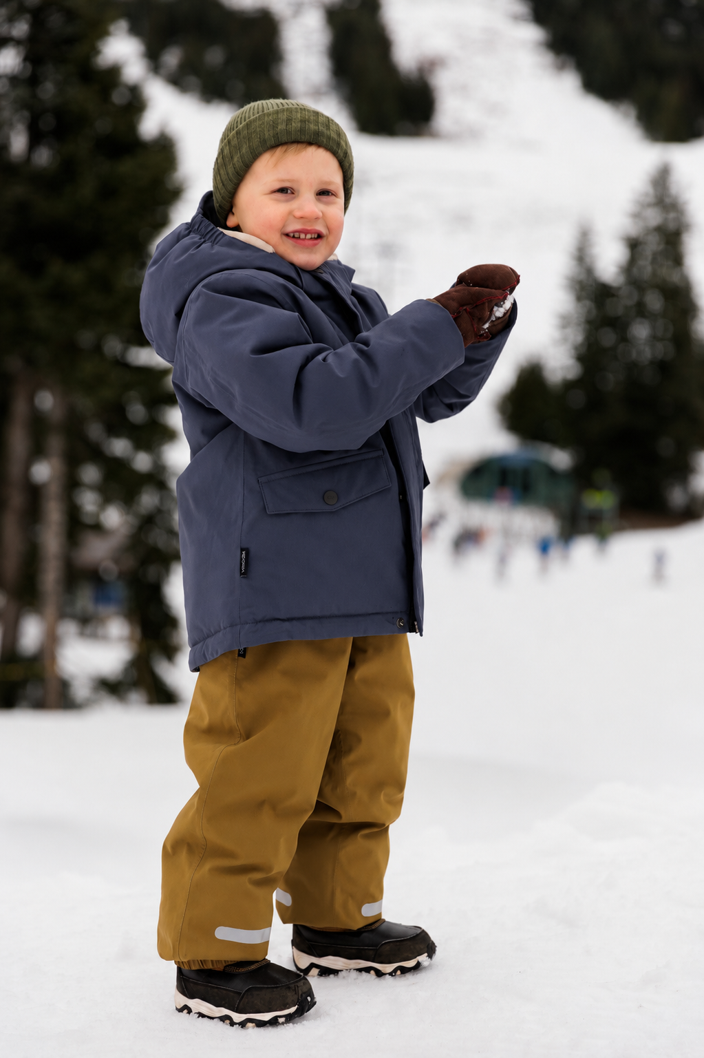 Kids Snow Pants - Cypress Padded - Winter - Herbs