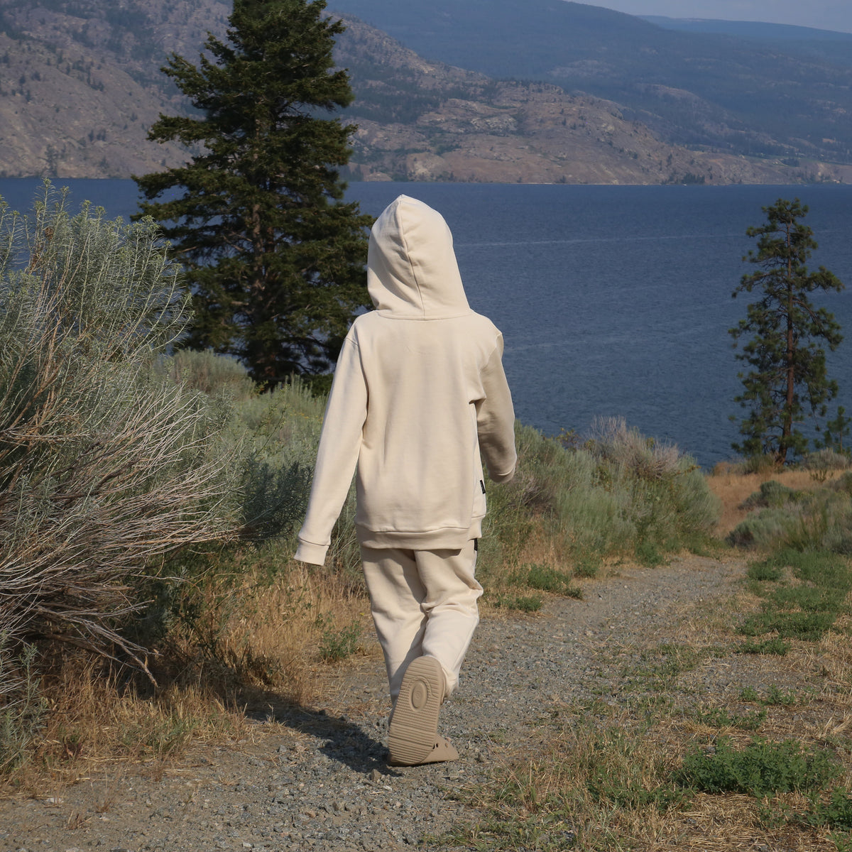 Kids Hoodie - Organic French Terry Cotton– Oat