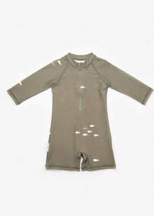 Baby swim jumpsuit Trout Kalamata – front view