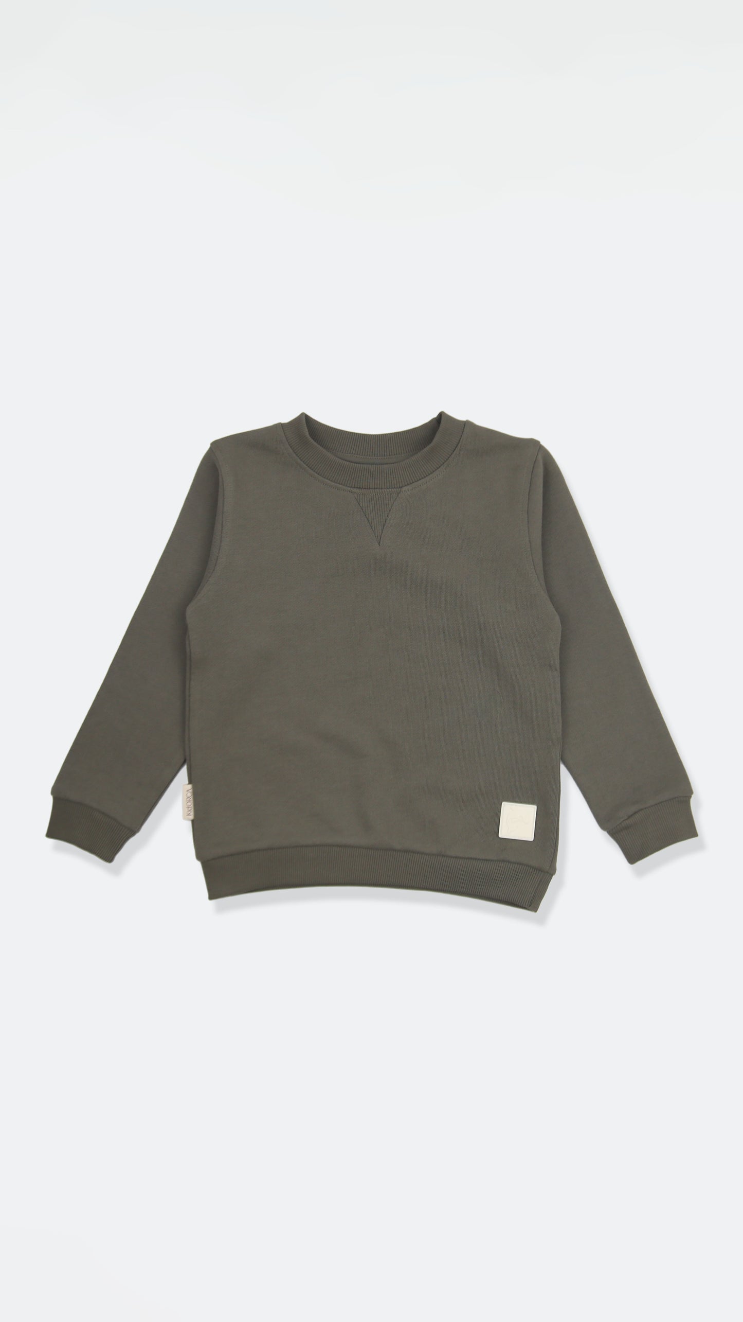 French Terry Sweatshirt _ Dusty Olive