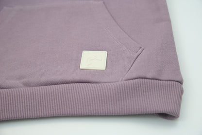 Brushed Terry Hoodie _ Elderberry