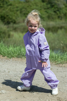 Kids Rain Pants - TOFINO Waterproof Breathable Technical - Lilac / Floral