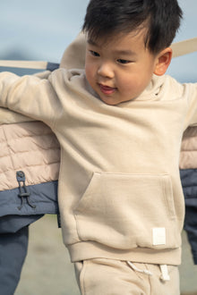 Kids Hoodie - Organic Brushed Terry Cotton – Wheat