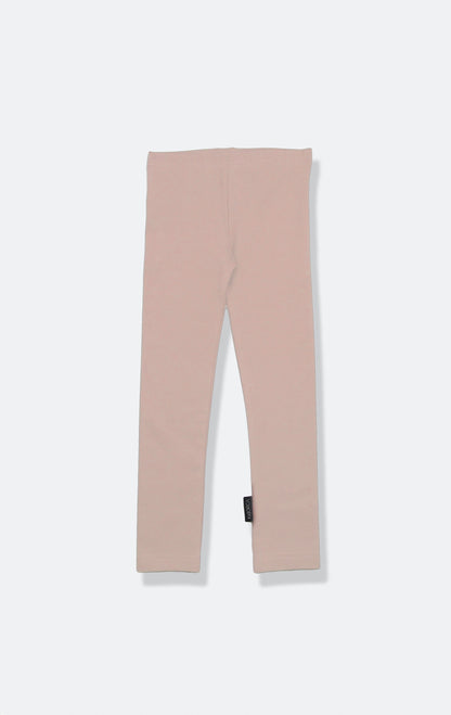 Kids Leggings – Organic Cotton - Pale Rose