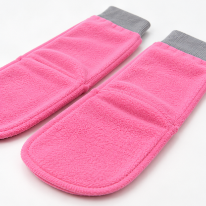 Kids Fleece Socks - Pink
