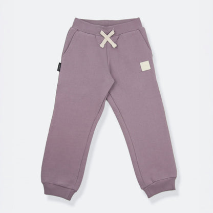 Kids Sweatpants - Brushed Organic Terry Cotton  – Elderberry