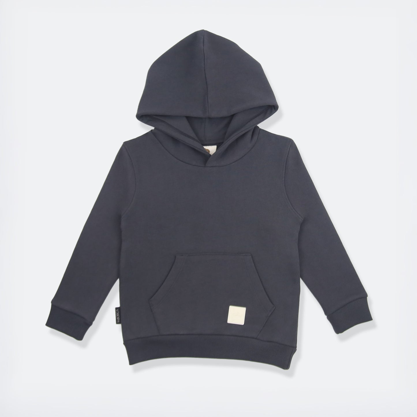 Kids Hoodie - Organic Brushed Terry Cotton - Lava