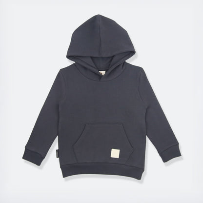 Kids Hoodie - Organic Brushed Terry Cotton - Lava