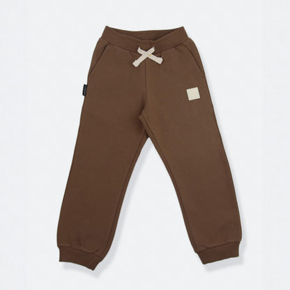 Kids Sweatpants - Brushed Organic Terry Cotton  – Mocha