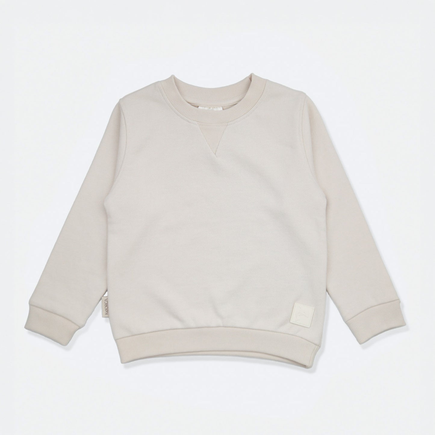 Kids Sweatshirt- Organic French Terry Cotton – Oat