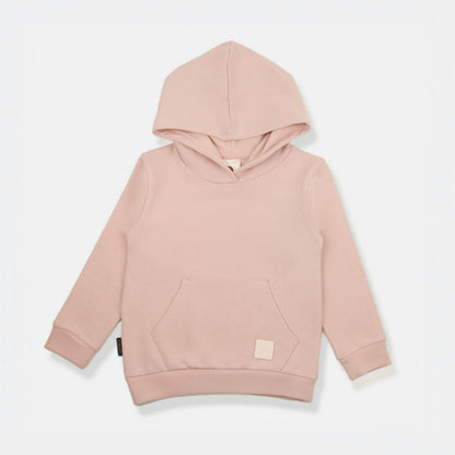 Kids Hoodie - Organic French Terry Cotton – Pale Rose
