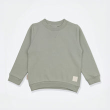 Kids Sweatshirt- Organic French Terry Cotton  – Sage
