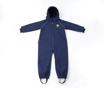 KidORCA Kids Softshell Overall Play Suit _ Navy