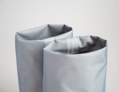 Close-up of rubber material and non-slip sole – coral rain boots waders