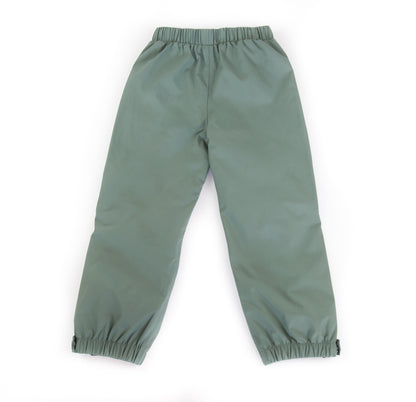 KidORCA Kids Rain Pants Hard Shell Waterproof _ Olive